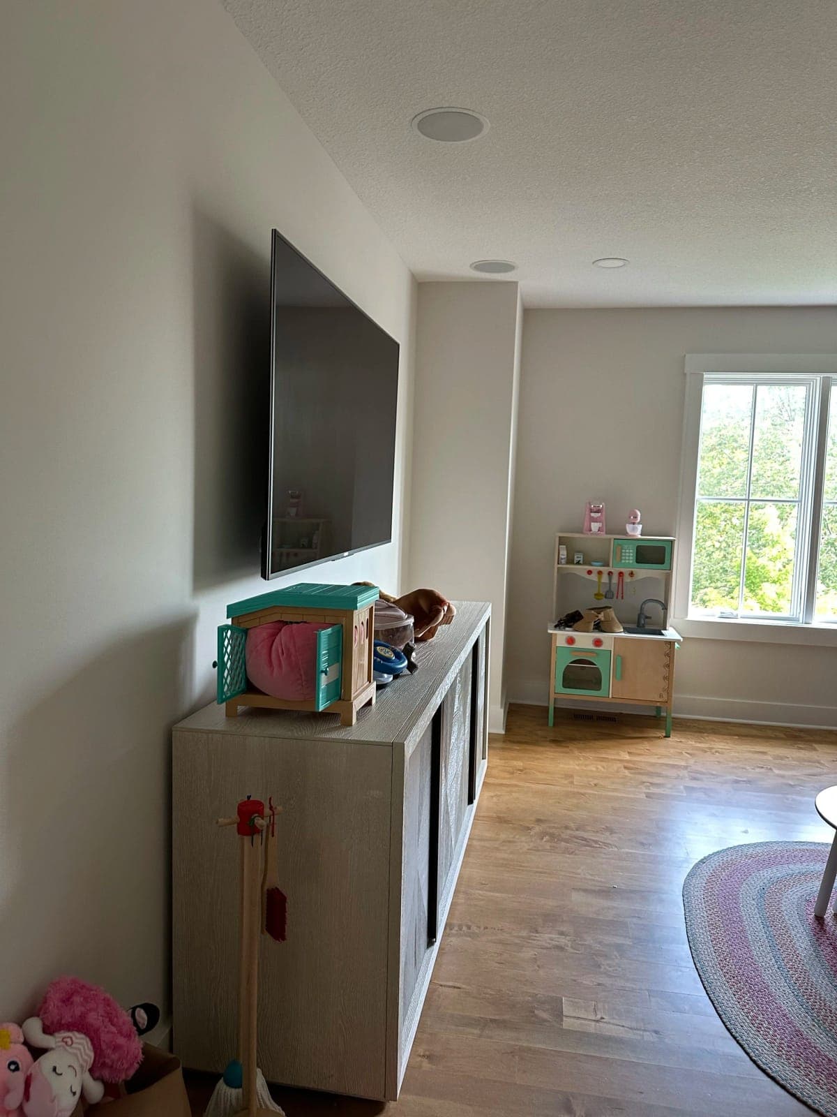 Den before LaMira Interiors redesign
