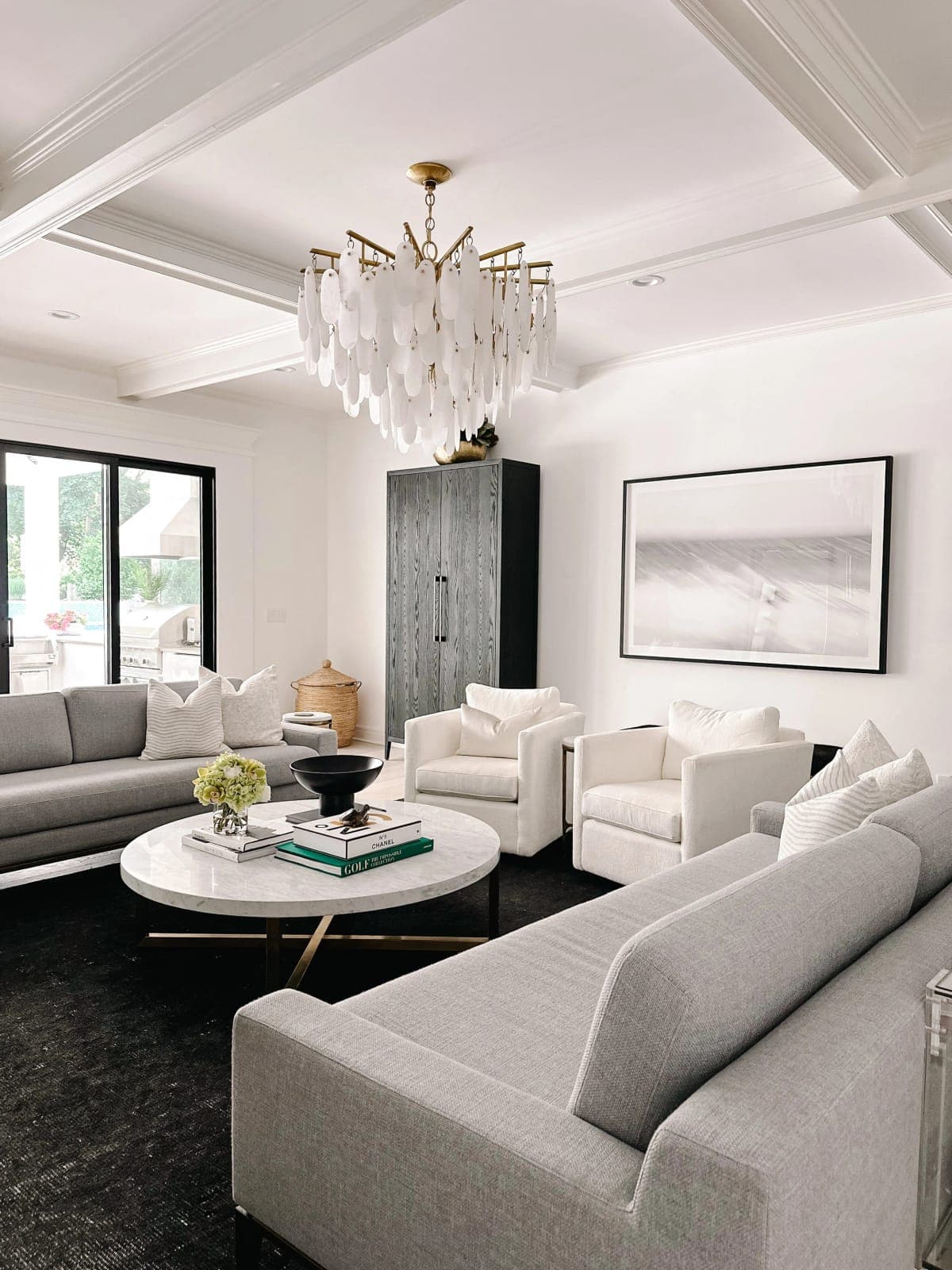 Family room after LaMira Interiors redesign