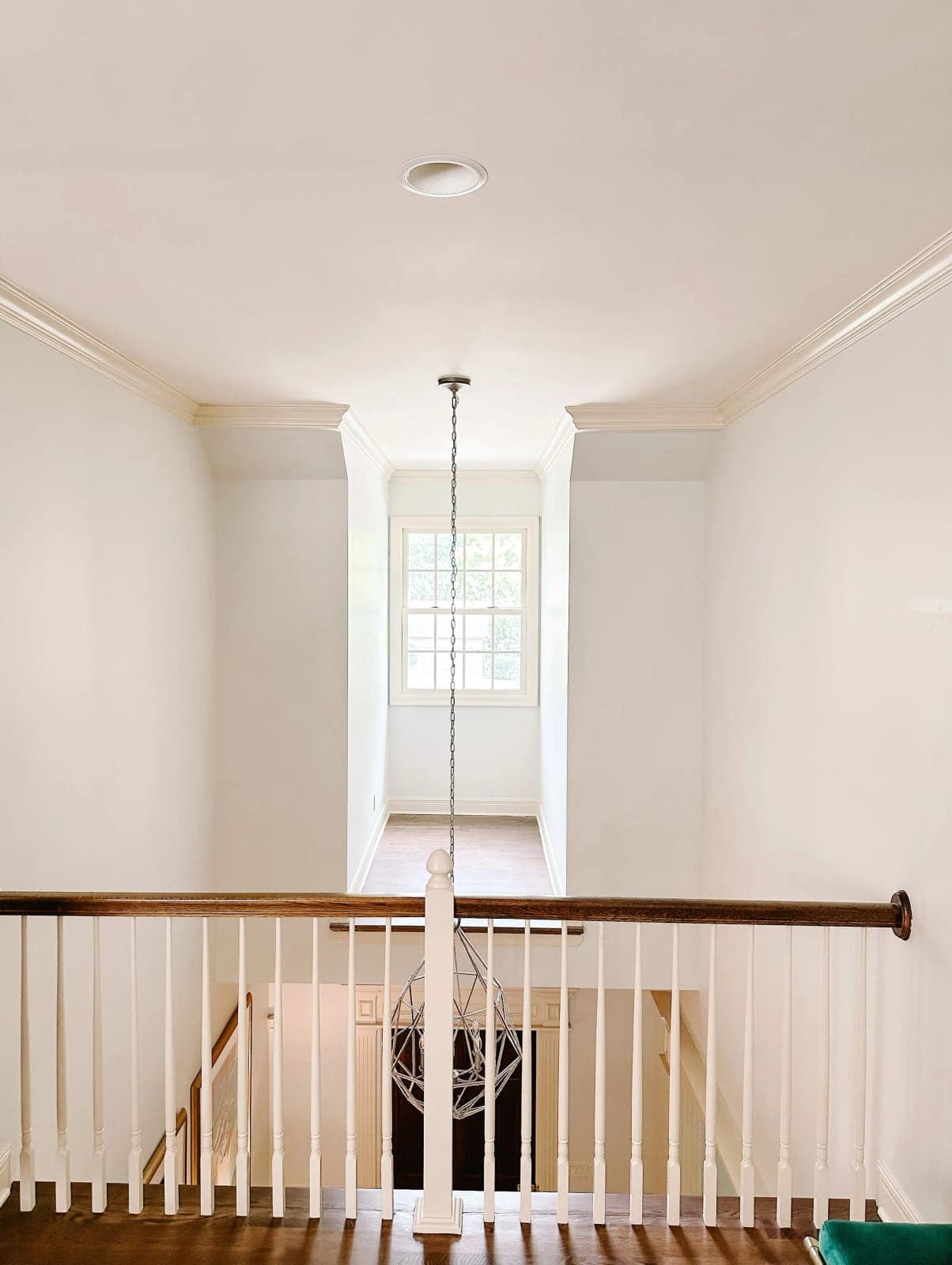 Upstairs landing before LaMira Interiors redesign