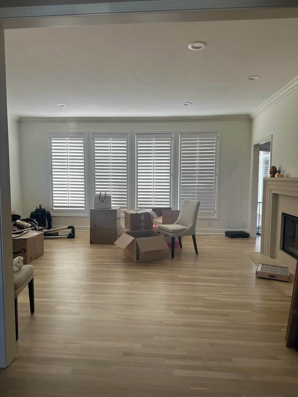 Living room before LaMira Interiors redesign