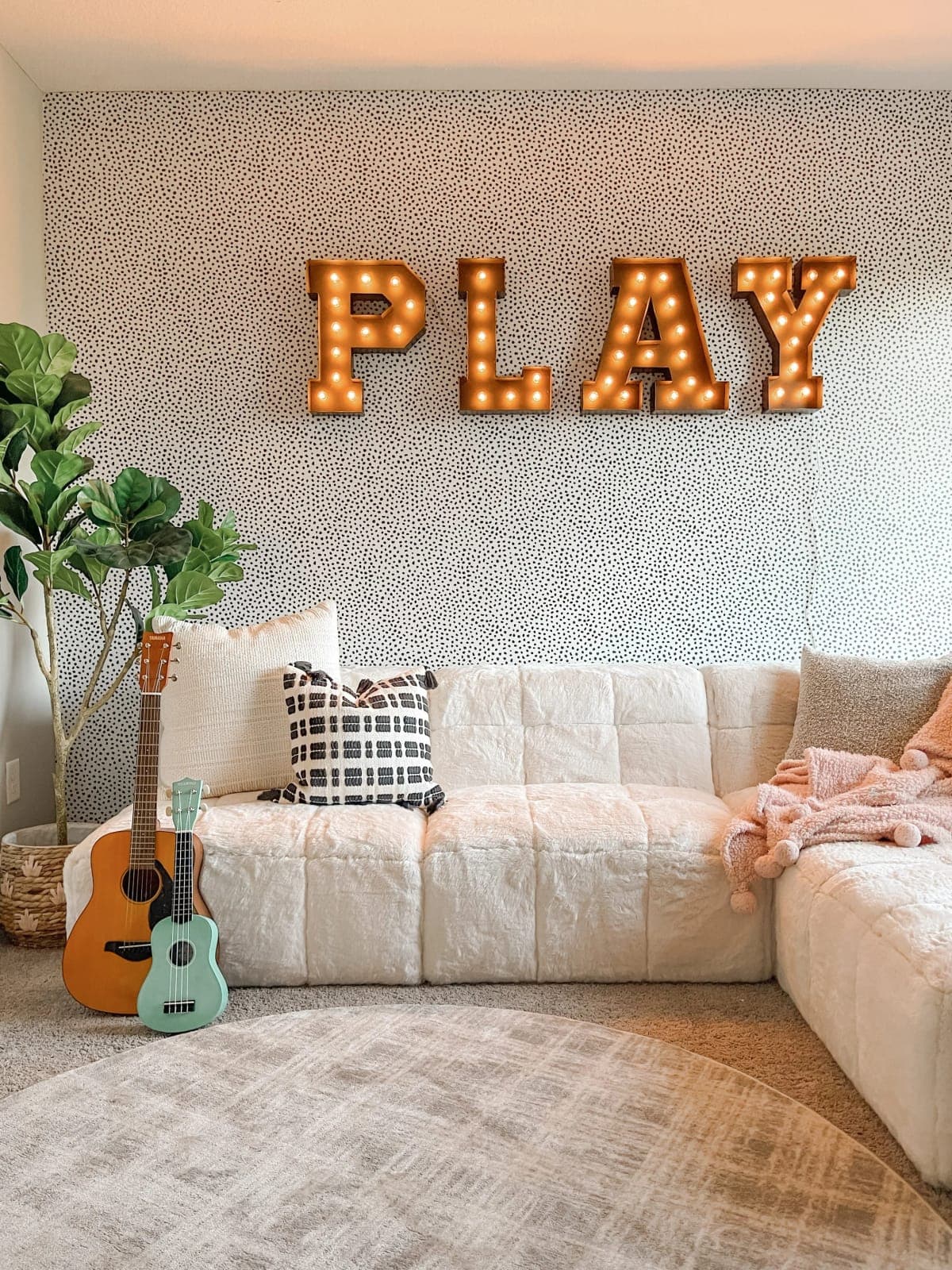 Playroom after LaMira Interiors redesign