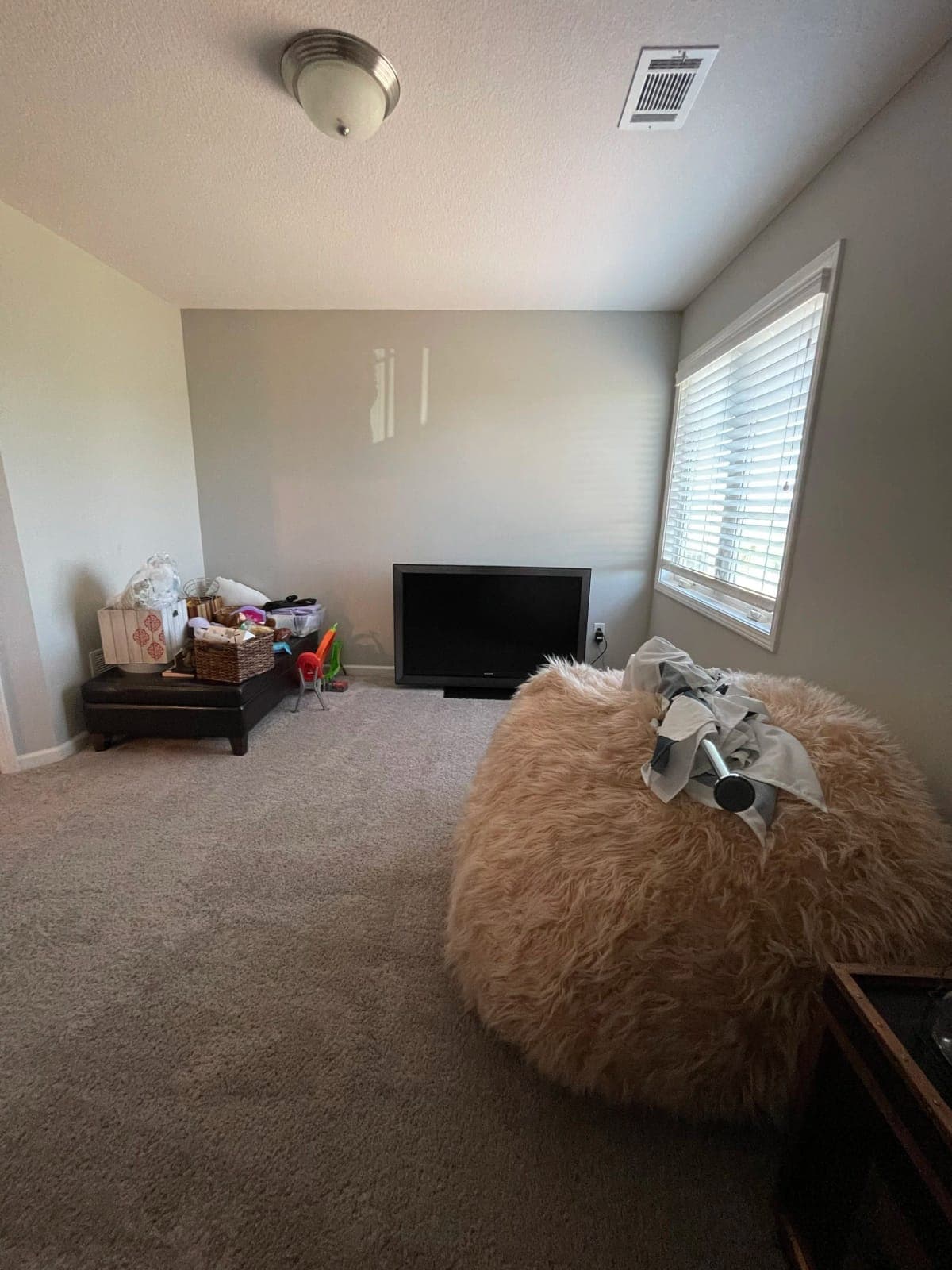 Playroom before LaMira Interiors redesign