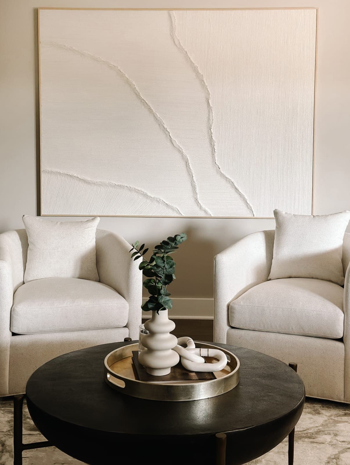 Sitting room after LaMira Interiors redesign