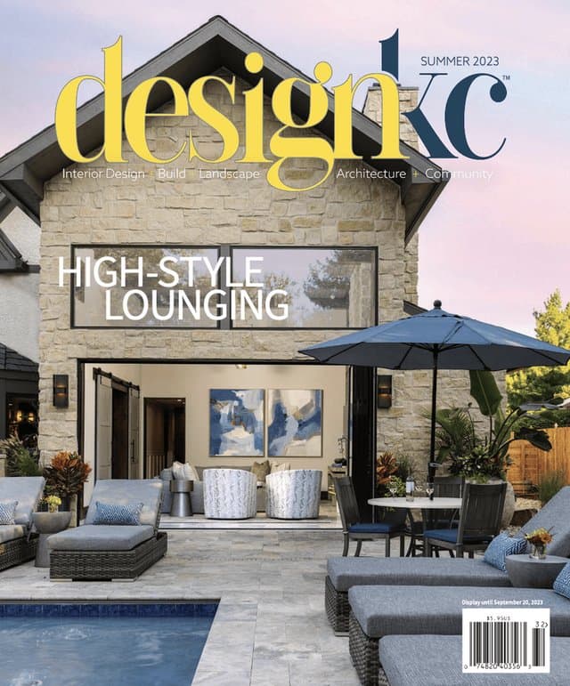 designkc magazine cover, Summer 2023 issue featuring LaMira Interiors